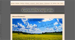 Desktop Screenshot of gestaltterapi.nu